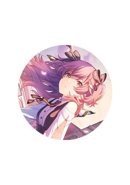 25 50MM Project Sekai Anime Momoi Airi Daha Fazla Daha Fazla JUMP!50MM Metal Rozet Broş Pimleri (Yurt Dışından)
