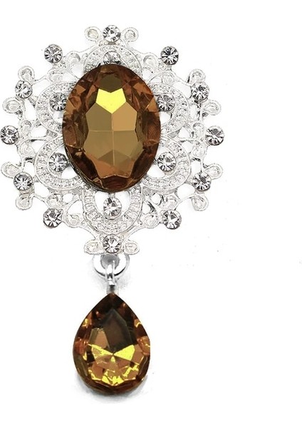 21.kahverengi Yeni 26*46MM 10 Adet Kristal Rhinestone Broş Aksesuarları Diy Düğün Davetiyesi Kartı Şarap Bardağı Hediye Kutusu Yaratıcı Dekorasyon (Yurt Dışından)