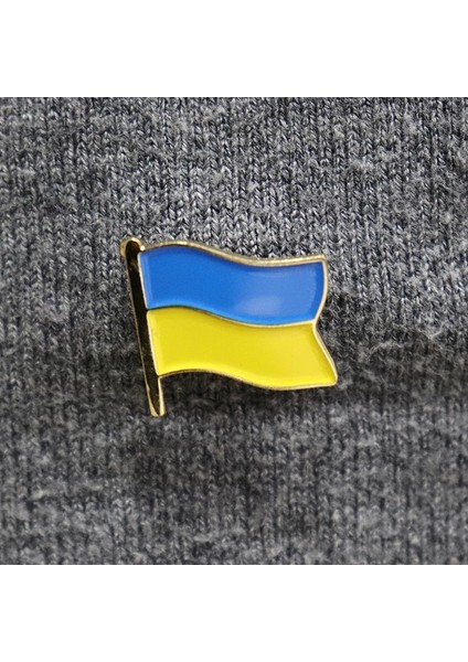 STYLE10 Ukrayna Bayrağı Broş Ukrayna Arması Ukrayna Ulusal Bayrağı Pin Sırt Çantaları Şapka Çanta Elbise Vatansever Rozeti Emaye Pin (Yurt Dışından) fiyatları