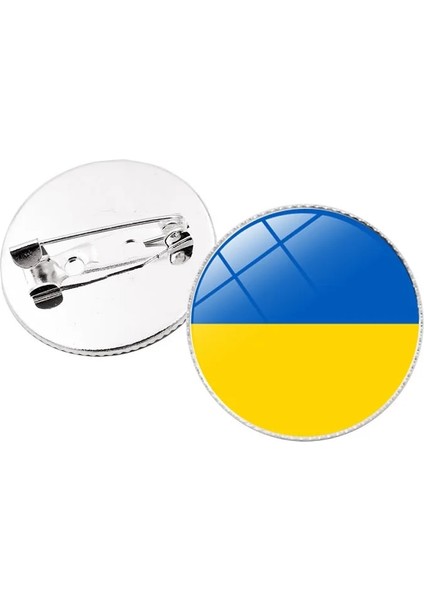 STYLE10 Ukrayna Bayrağı Broş Ukrayna Arması Ukrayna Ulusal Bayrağı Pin Sırt Çantaları Şapka Çanta Elbise Vatansever Rozeti Emaye Pin (Yurt Dışından) fırsatları