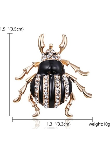 11 Rinhoo Emaye Akrep Broş Kadınlar Için Hayvan Ceket Pimleri Moda Kristal Kertenkele Uğur Böceği Böceği Örümcek Tırtıl Böcek Rozeti (Yurt Dışından)
