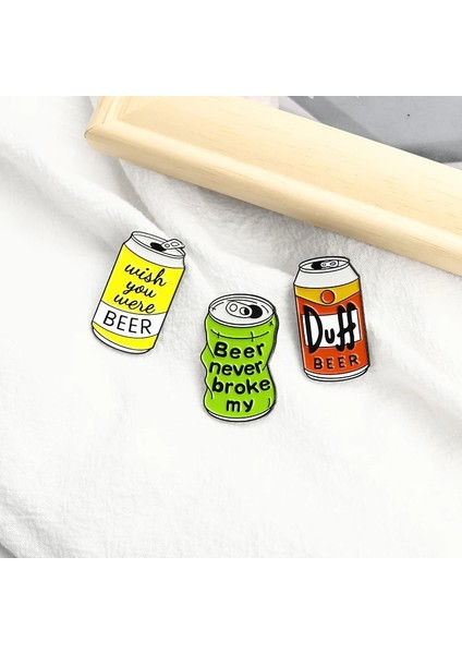 WY2355 Viski Buz Küpü Emaye Pin Güçlü Şarap Broş Sırt Çantası Elbise Yaka Lezzetli Içecek Takı Hediye Alkollü Içen Için (Yurt Dışından) fırsatları