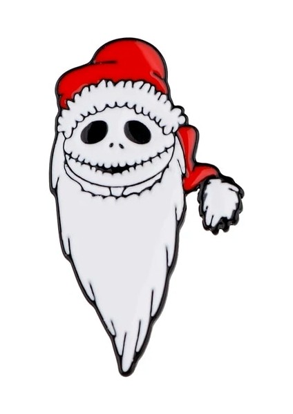 Stil 4 YQ1281 Noel Öncesi Kabus Pin Noel Baba Broş Karikatür Hayalet Rozeti Çanta Kot Eşarp Yaka Pin Takı En Iyi Hediye (Yurt Dışından)