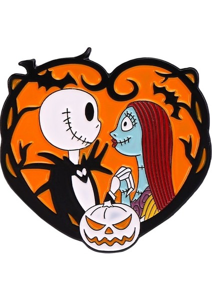 13 1 Noel Öncesi Kabus Jack Emaye Pimleri Klasik Karikatür Film Yaka Iğnesi Rozetleri Sırt Çantası Üzerinde Noel Hediyeleri Aksesuarları (Yurt Dışından)