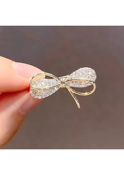 XZ0039-5 10 Parça Yeni Yay Broş Kadınlar Için Toka Dekoratif Broş Pin Elbise Aksesuarları Charm Lüks Kristal Broş Takı Hediyeler (Yurt Dışından) modelleri