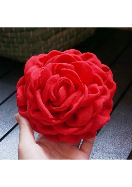 Açık Pembe 9-12 cm Moda Kumaş Broş Yanmış Yaprakları Çiçek Broş Pins Kadın Parti Giyim Aksesuarları Rozetleri Hediyeler 9/12 cm (Yurt Dışından) fiyatları