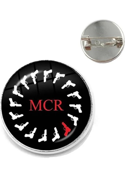 Stil 10 25MM 2022 Moda Rozeti Takı Rock Grubu Benim Kimyasal Romantizm Broş Müzik Grubu Pimleri Hediye Erkekler ve Kadınlar Için Hediye (Yurt Dışından)