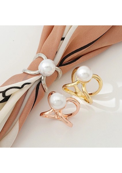 SJK005 2.8 cm Çeşitli Stiller Basit Atmosfer Güzel Lüks Ipek Eşarp Toka Takı Aksesuarları (Yurt Dışından) indirimleri