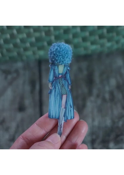 28 Yeni Dağınık Saç Akrilik Broş Kadın Moda Peluş Yün Topu Broş Pins Kız Sevimli Leopar Giyim Aksesuarları Hediyeler (Yurt Dışından)