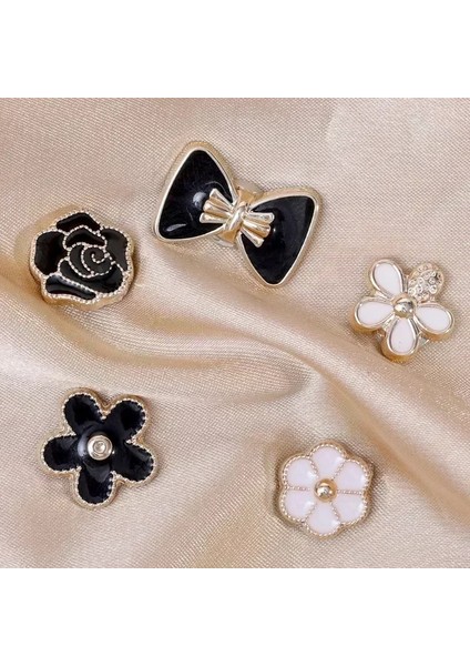 1 Takım Siyah 3 Moda Kadın Broş Setleri Manyetik Anti-Işık Toka Yaka Dekorasyon Giyim Klip Elbise Aksesuarları Ayarı Broş Pins (Yurt Dışından) modelleri