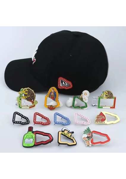 09 Metal Şapka Pimleri Moda Retro Dekorasyon Karikatür Pin Pişirme Boya Yaratıcı Emaye Broş Giyim Aksesuarları (Yurt Dışından) fırsatları