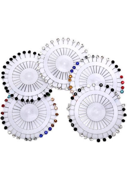 14 12/30 Adet/takım Kristal Diamante Tekerlek Broş Uzun Pimleri Dikiş Budak Düğün Şapka Başörtüsü Eşarp (Yurt Dışından) modelleri
