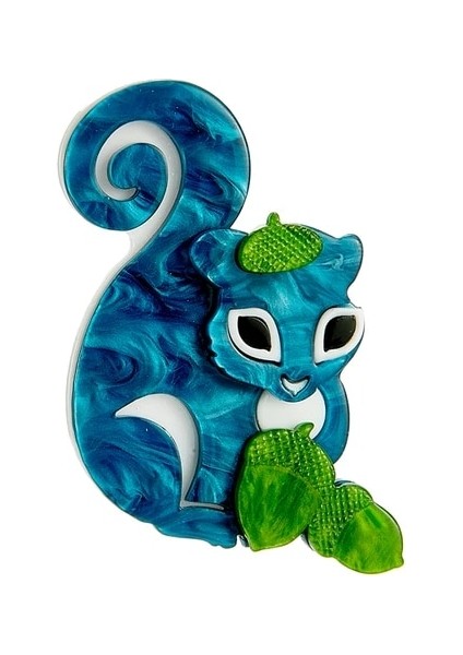 JBSW191 Yaologe 2022 Yeni Akrilik Tilki Köpek At Broş Kadınlar Için Unisex Moda Karikatür Sevimli Hayvan Parti Gündelik Broş Pin Hediyeler (Yurt Dışından)