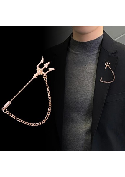M15 Simli Aslsaw Çok Stilleri Uzun Iğne Ekleme Kapağı Metal Broş Pin Takım Elbise Gömlek Yaka Pimleri Hem Erkekler Hem De Kadınlar Için Korsaj Broşlar (Yurt Dışından)