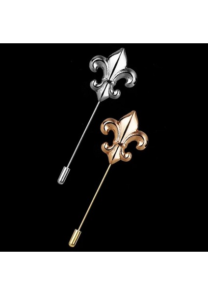 M15 Simli Aslsaw Çok Stilleri Uzun Iğne Ekleme Kapağı Metal Broş Pin Takım Elbise Gömlek Yaka Pimleri Hem Erkekler Hem De Kadınlar Için Korsaj Broşlar (Yurt Dışından)