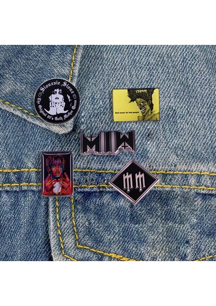 15 Yeni Yüksek Kalite Moda Rock Grubu Emaye Pin Pop Müzik Punk Rozeti Yaka Pin Arkadaşa Göndermek Fan Madalya Hediye Denim Ceket Broş (Yurt Dışından)