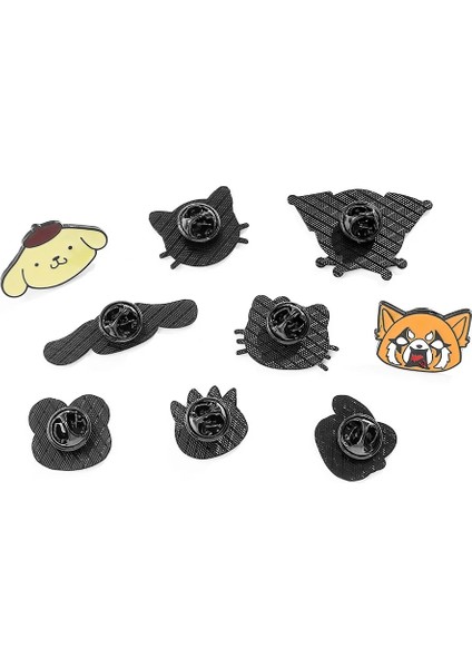 Gösterildiği Gibi Sanrio Karikatür Broş Anime Aksiyon Figürleri Hello Kitty Kuromi Melodi Büyük Kafa Broş Emaye Takı Pimleri Çocuk Doğum Günü Hediyeleri (Yurt Dışından)