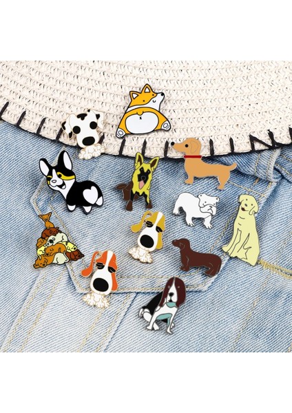 Bulldog Karikatür Komik Köpekler Emaye Broş Sevimli Hayvanlar Rozeti Çocuklar Sırt Çantası Simgesi Broş Pins Unisex Takı Aksesuarları Arkadaşlar Için Hediye (Yurt Dışından) fiyatları