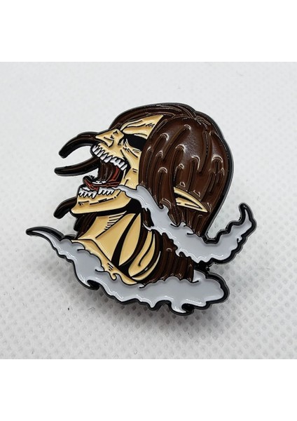 B Titan Eren Yeager Shingeki No Kyojin Emaye Pin Yaka Broş Metal Rozet Takı Aksesuar (Yurt Dışından)