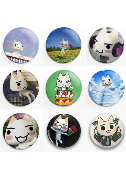 13 Toro Inoue Sora Ricky R-Su-Zuki Pierre Yamamoto Kuro Jun Mihara Anime Metal Rozet Broş Pins 58 mm (Yurt Dışından)
