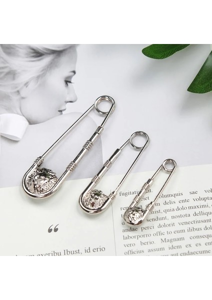 Altın-5.7cm-M Bayan Büyük Emniyet Pimleri Vintage Alaşım Çift Aslan Kafası Brooc Kadın Diy Bel Kapanış Artefakt Erkek Takım Elbise Ceket Dekorasyon Takı (Yurt Dışından) indirimleri