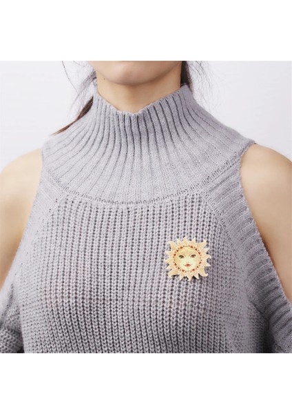 Stil 6 Rinhoo Lüks Rhinestone Opal Güneş Şekilli Broşlar Kadınlar Için Moda Takı Yaratıcı Ayçiçeği Bitki Toka Pimleri Çiçek Rozeti (Yurt Dışından) indirimleri