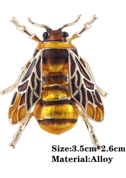 3.5cmx2.6cm 26 Stilleri Hayvan Arı Uğur Böceği Karıncalar Kuş Salyangoz Broşlar Böcek Broş Pin Takı Ziyafet Yılbaşı Hediyeleri Aksesuarları Takı (Yurt Dışından)