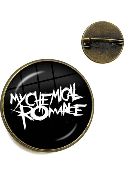 Stil 2 25MM 2022 Moda Rozeti Takı Rock Grubu Benim Kimyasal Romantizm Broş Müzik Grubu Pimleri Hediye Erkekler ve Kadınlar Için Hediye (Yurt Dışından) fiyatları