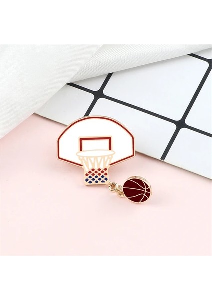 Stil 11 Karikatür Spor Topları Arkadaşlar Için Broş Basketbol Futbol Ping Pong Emaye Pin Pateni Bowling Atlet Çanta Yaka Rozeti Takı (Yurt Dışından)