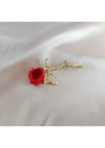 XZ0042-2 50 Adet Lale Gül Broş Kadınlar Için Trendy Tasarım Zarif Korsaj Moda Broş Pin Elbise Lüks Zirkon Takı Aksesuarları Parti Hediyeler (Yurt Dışından) modelleri