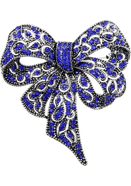Siyah Cindy Xiang Siyah Renk Rhinestone Yay Kadınlar Için Broşlar Büyük Ilmek Broş Pin Vintage Moda Takı Kış Aksesuarları (Yurt Dışından)