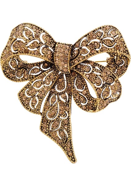Siyah Cindy Xiang Siyah Renk Rhinestone Yay Kadınlar Için Broşlar Büyük Ilmek Broş Pin Vintage Moda Takı Kış Aksesuarları (Yurt Dışından)