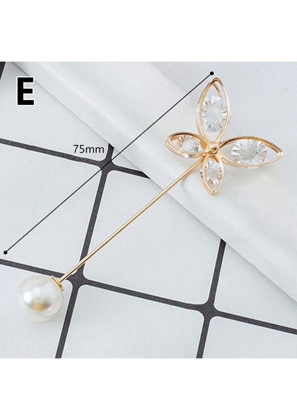 E Kadın Bel Sıkma Klip Emniyet Pimi Broş Yeni Inciler Pin Broş Kazak Hırka Toka Broş Takı Hediye (Yurt Dışından)