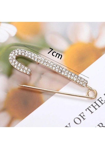 Gül Altın Rengi Basit Kadın Kristal Broş Pin Bayan Vintage Takı Parlak Taklidi Dekorasyon Toka Pin Kağıt Klip Aksesuarları Hediyeler (Yurt Dışından) indirimleri