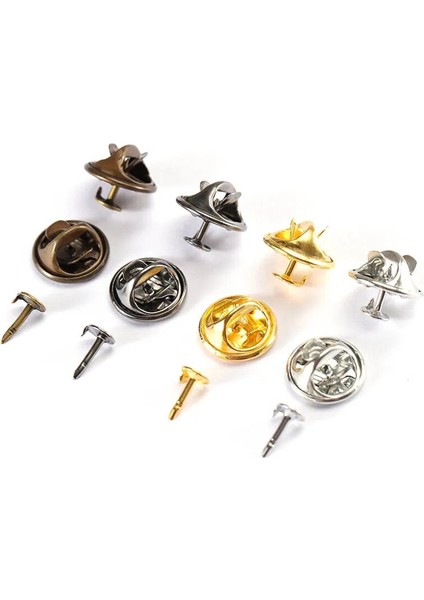 Kc Altın 50 Adet Sadece Kapaklar 50 Takım/grup Sıkıştırma Rozeti Tutucu Kelebek Toka Pin Geri Broş Debriyaj Bakım Kapağı Tırnak Kravat Geri Tıpalar Rodyum Takı Bulguları (Yurt Dışından) fiyatları