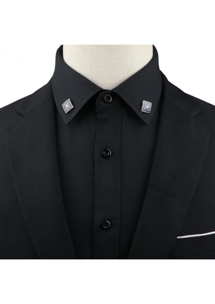 Stil 10 1 Çift Vintage Moda Lüks Taç Broş Kafatası Yıldız Örümcek Gömlek Yaka Pin Erkekler Kadınlar Için Şık Köşe Amblem Takı Aksesuar (Yurt Dışından) fırsatları