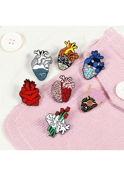 Stil 3 30 Stilleri Tıbbi Emaye Broş Şırınga Kalp Stetoskop Pimleri Hemşire Doktor Karikatür Güzel Sırt Çantası Yaka Rozeti Takı Hediyeler (Yurt Dışından) indirimleri