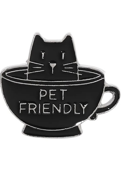 Stil 1 Kedi Koleksiyonu Emaye Broş Kahve Fincanı Balık Paketi Kitaplar Kedi Hayat Kedi Zar ile Daha Güzeldir Sevimli Kedi Rozeti Punk Yaka Iğnesi Takı (Yurt Dışından)