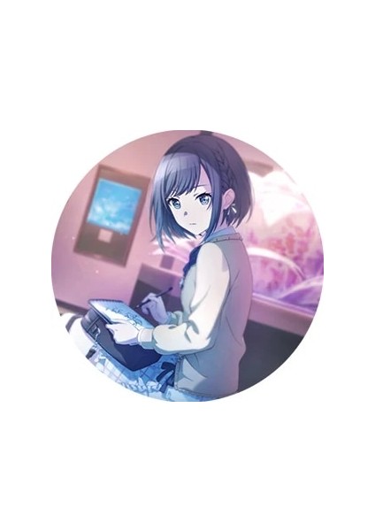 03 50MM Proje Sekai Anime Shinonome Ena Enanan 25 Nightcord 50MM Metal Rozet Broş Pins (Yurt Dışından)