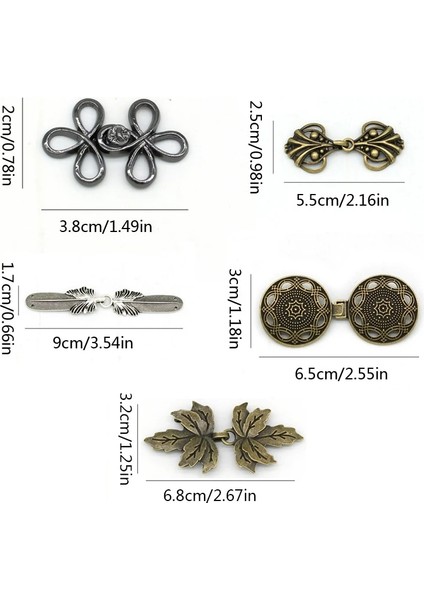 11 1 Çift Vintage Hırka Yaka Klipleri Kadın Şal Broş Kazak Bluz Pin Pelerin Pelerin Klipsler Bağlantı Elemanları Toka Broş Klip Takı (Yurt Dışından) indirimleri