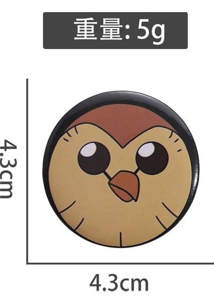 STYLE-24MXZ257 Yaratıcı Renkli Yuvarlak Teneke Pimleri Rozeti Hayvan Kedi Dinozor Kurbağa Aşk Çift Otobüs Hayalet Alaşım Broş Kadın Takı Hediye (Yurt Dışından) indirimleri