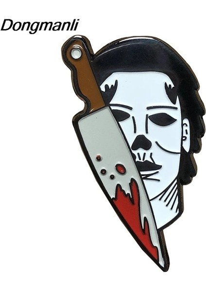 29 P4772 Dongmanli Cadılar Bayramı Korku Filmi Figürü Emaye Pin Broş Rozeti Yaka Pin Sırt Çantası Yaka Şapka Kadın Erkek Takı Hediyeler (Yurt Dışından)