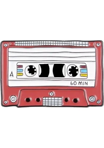 XZ1263 Yaratıcı Retro Vintage Daktilo Kaydedici Emaye Pin Kaset Teyp Rozeti Broş Denim Gömlek Sırt Çantası Takı Arkadaşlar Için Hediye (Yurt Dışından)