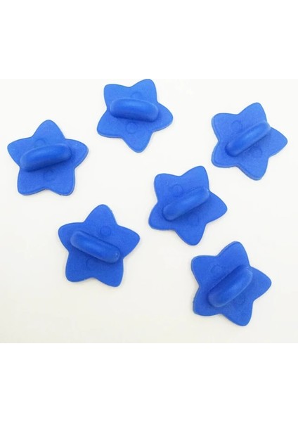 Kraliyet Mavi 50 Adet Kauçuk Broş Toka Yıldız Broş Pin Arkaları Kelebek Debriyaj Sıkmak Rozeti Geri Tıpalar Diy Broş Takı Aksesuarları (Yurt Dışından)