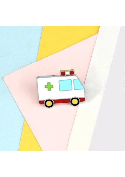 Doktor T-Shirt 2 Doktor Hemşire Stetoskop Tişört Yaka Iğnesi Tıbbi Aşı Şırınga Kalp Broş Emaye Karikatür Ambulans Rozeti Sırt Çantası Takı (Yurt Dışından) modelleri