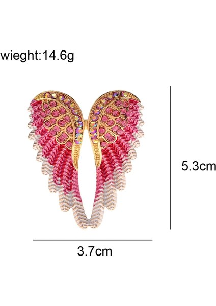 Mavi Cindy Xiang Rhinestone Kanat Kadınlar Için Broşlar Rhinestone Güzel Melek Takı 4 Renk Mevcut Düğün Doğum Günü Pin Hediye (Yurt Dışından)