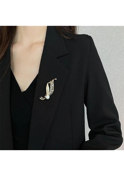 XZ0122-3 Moda Zarif Rhinestone Ağacı Yaprak Broşlar Kadınlar Için Vintage Kristal Bitki Broş Pins Elbise Giyim Aksesuarları Takı (Yurt Dışından) modelleri