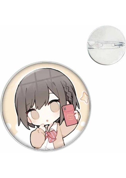 Stil 4 Proje Sekai Anime Yoisaki Kanade 25 Nightcord Pin Komik Cam Kubbe Broş Gömlek Yaka Çanta Sevimli Rozeti Karikatür Pimleri (Yurt Dışından)