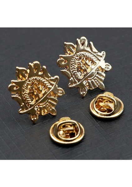 Stil 10 1 Çift Retro Yaka Pin Broş Vintage Moda Ağacı Yaprak Yaka Pin Delikli Taç Gömlek Takım Elbise Kravat Iğnesi Takı Aksesuarları (Yurt Dışından)
