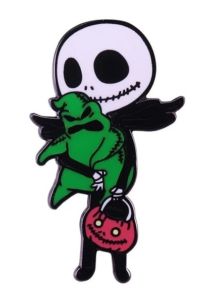 Stil 6 1 Noel Öncesi Kabus Jack Emaye Pimleri Klasik Karikatür Film Yaka Iğnesi Rozetleri Sırt Çantası Üzerinde Noel Hediyeleri Aksesuarları (Yurt Dışından)